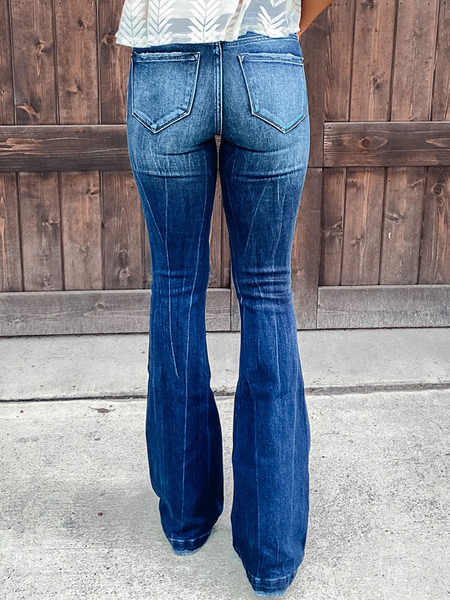 Women’s Jeans Sexy Cut Out Natural Waist Denim Bottoms