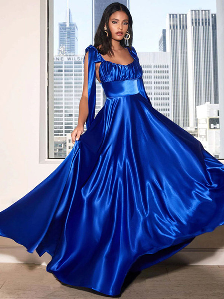 Maxi Dress Sleeveless Polyester Floor Length Dress