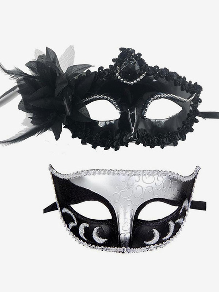 Image of Maschere Cosplay Accessori Cosplay Maschera unisex Maschera Plastica nera non personalizzata