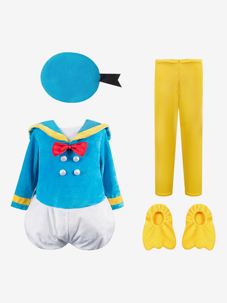 Image of Disney Cartoon Donald Duck Kid Costumi interi Cosplay