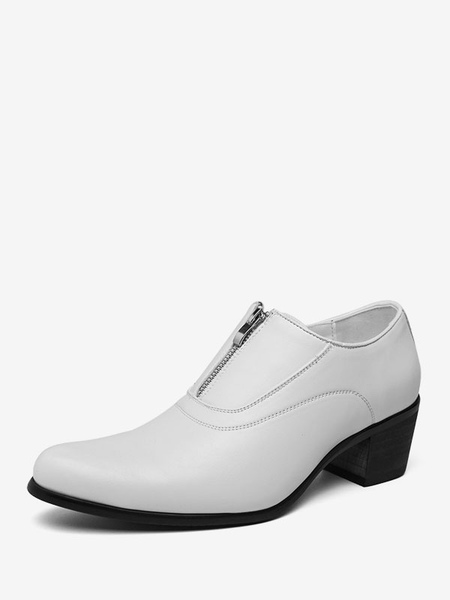 Image of Scarpe eleganti da uomo Fantastiche scarpe a punta con lacci in pelle PU
