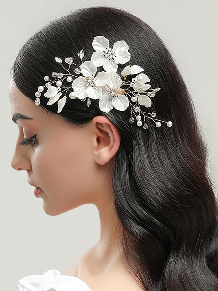 Image of Copricapo Accessori per capelli in metallo da sposa per la sposa