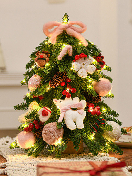 Image of Accessorio Natale Rosa Modello sintetico natalizio Costumi per le vacanze di Natale