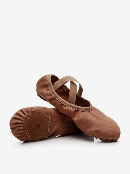 chaussures de danse de ballet garçon chaussures de danse couleur camel