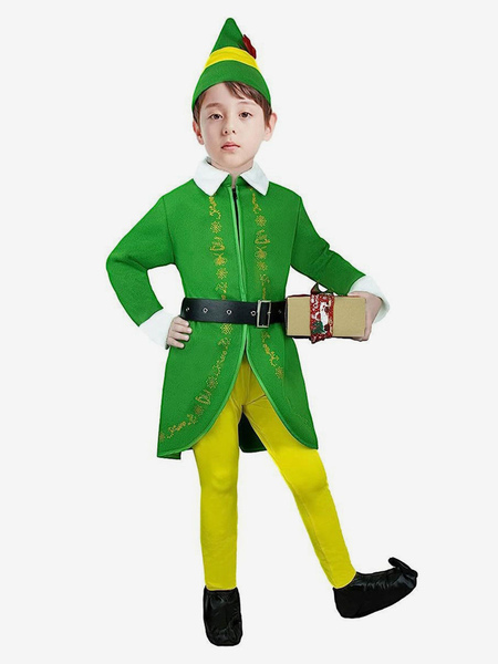 Image of Costumi cosplay di elfi di Natale per bambini