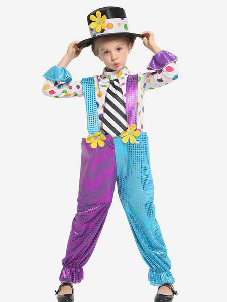 Image of Costumi cosplay di clown cosplay di carnevale di Halloween di Natale per bambini