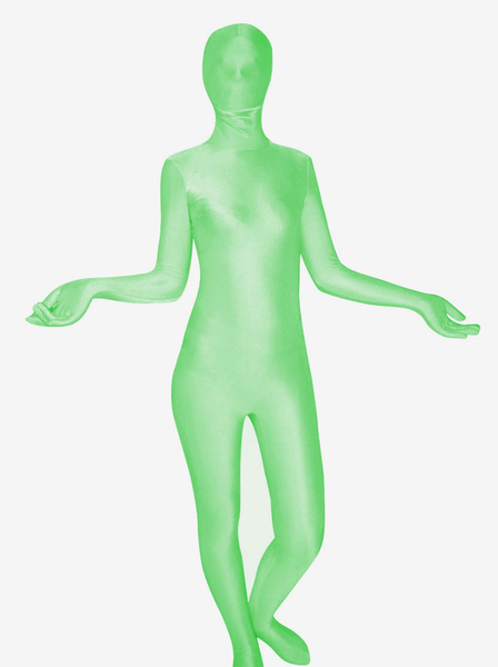 Image of Carnevale Green Unisex Spandex Suit Zentai Halloween