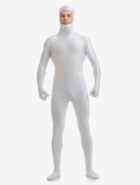 Image of Carnevale Viso aperto bianco Unisex Lycra Spandex Suit Zentai Halloween