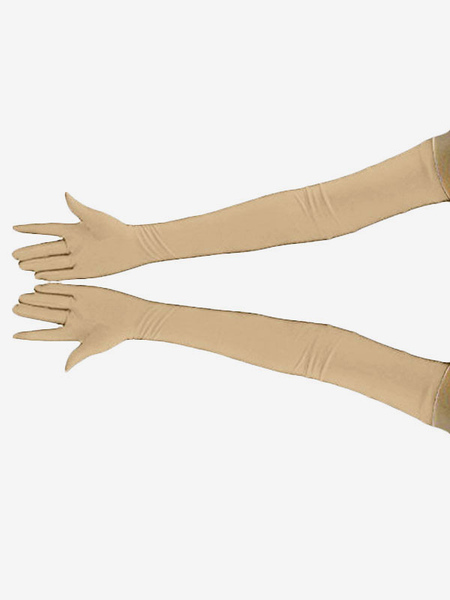 Image of Carnevale Accessorio fibra di poliestere guanti tinta unito unisex per adulti Halloween