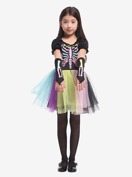 Image of Costumi di Halloween per bambini Costume da festa nero in fibra di poliestere