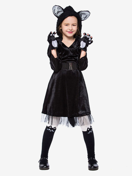 Image of Costumi di Halloween per bambini Set di costumi per bambini con gatti neri