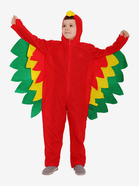 Image of Costumi di Halloween per bambini Tuta rossa in fibra di poliestere per bambini in poliestere