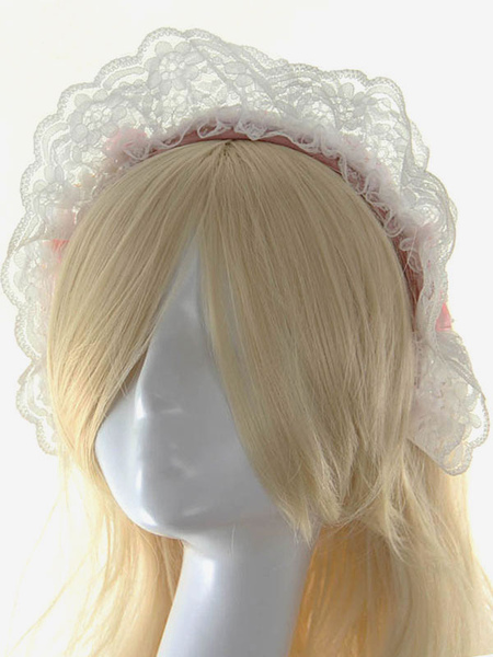 Image of Accessori per capelli sintetico Lolita pizzo bianco per le donne