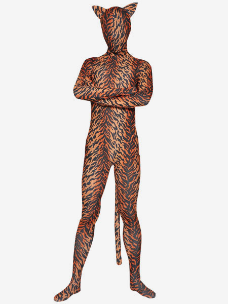 Image of Carnevale Stampa della tigre Lycra Spandex Suit Zentai Halloween