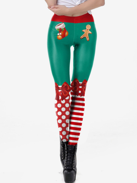 Image of Carnevale Leggings natalizi per donna Halloween