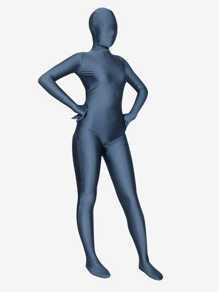 Image of Carnevale Pale Blue Zentai Lycra Spandex Suit Halloween