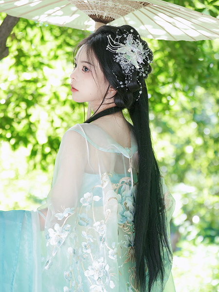 Image of Accessori Lolita stile cinese Strass argento Modello farfalla Copricapo Metallo Varie