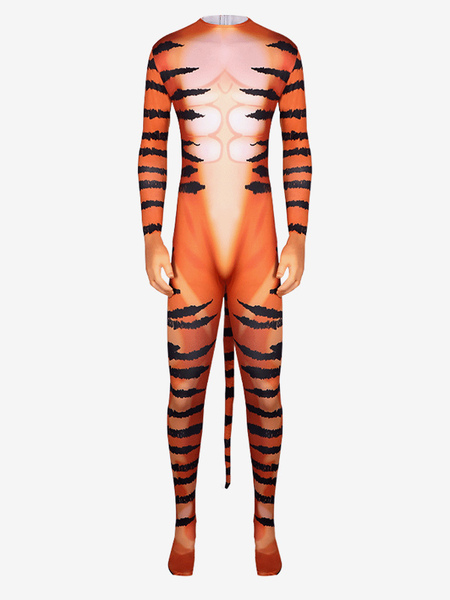 Image of Tuta modello tigre Costume da spettacolo teatrale Tuta da orco di Halloween