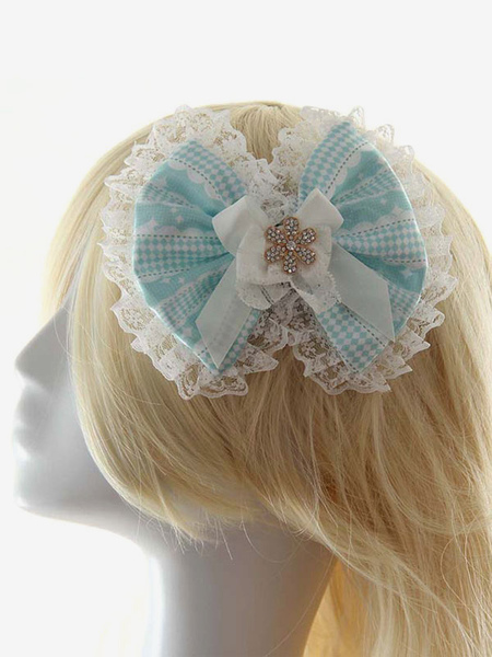 Image of Multicolor pizzo archi accessori per capelli alla moda Lolita sintetico