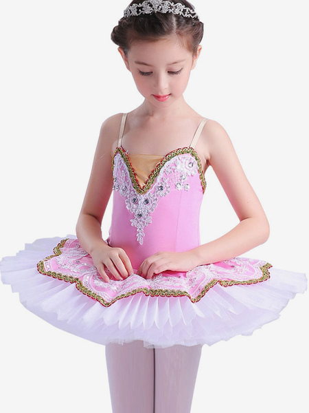 Image of Carnevale Ballerina Dress Gilrs Latin Dance Costume Kids Training Tutu Abiti da ballo Halloween
