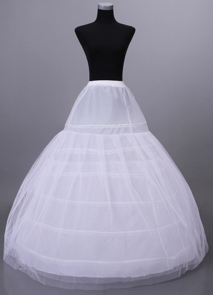Schöner 2-Schichten Unterrock für Brautkleid in Weiß от Milanoo WW