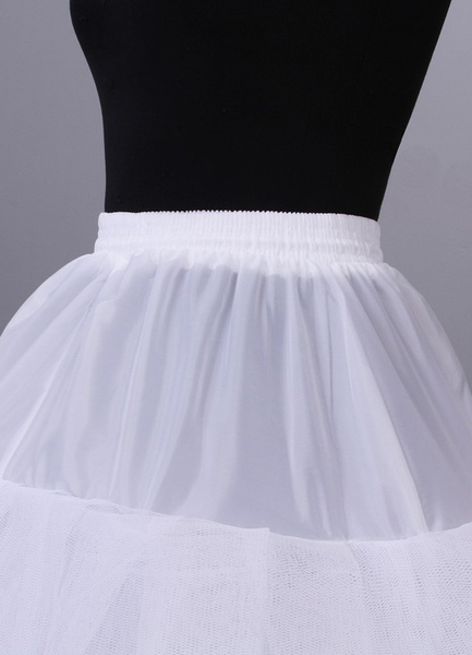 Milanoo White 8-Tier Net Full Gown Bridal Wedding Petticoat от Milanoo WW