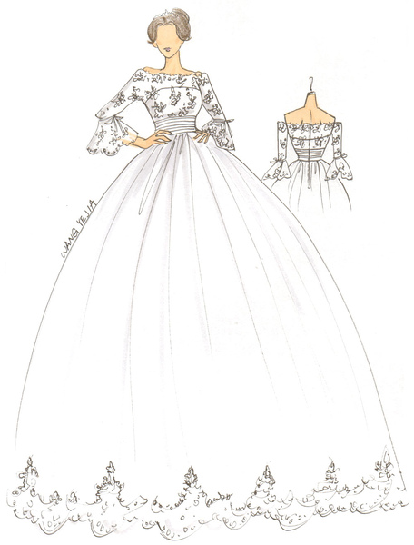 Milanoo Brautkleider Prinzessin Elfenbeinfarbe       mit Carmenausschnitt Brautkleider Tüll und Cour