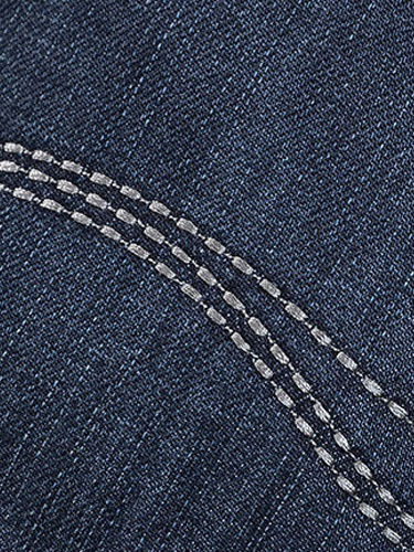 Kühle tiefblaue Herren Fashion Denim gerade Jeans от Milanoo WW