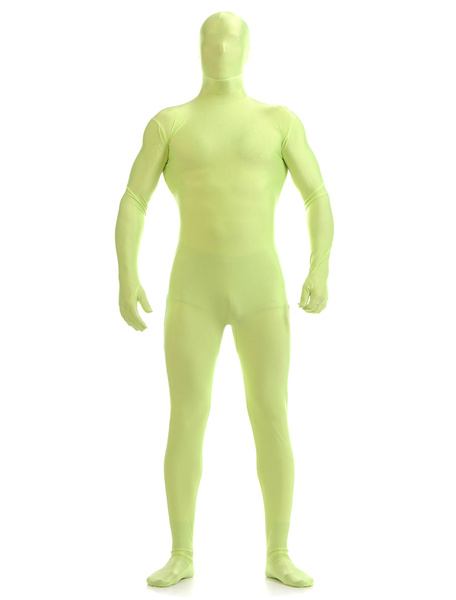 Image of Morph Suit Halloween Lime Green Lycra Spandex Zentai Suit for Men Morphsuits Halloween