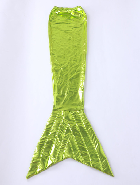 Image of Carnevale Sirena verde coda lucido metallizzato Zentai animali Halloween
