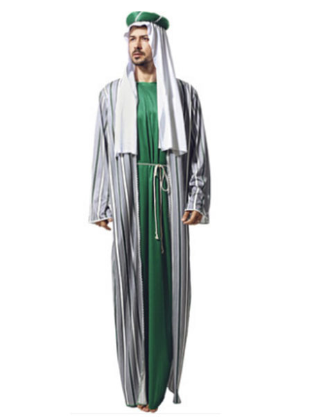 Milanoo Halloween Arabian Costume Men's Gown Outfit Asian Costume