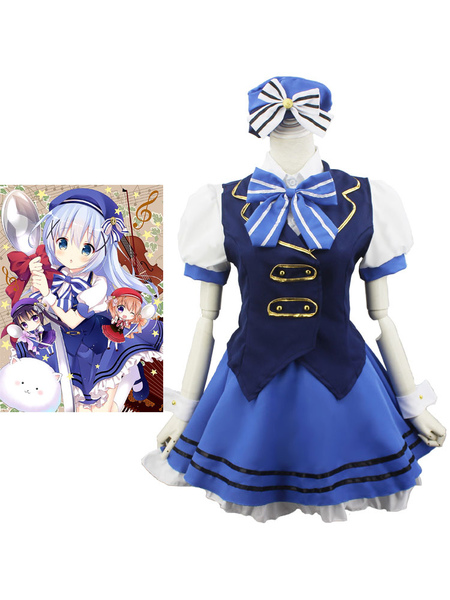 Image of Is The Order A Rabbit Cosplay Kafuu Chino Cosplay Costume