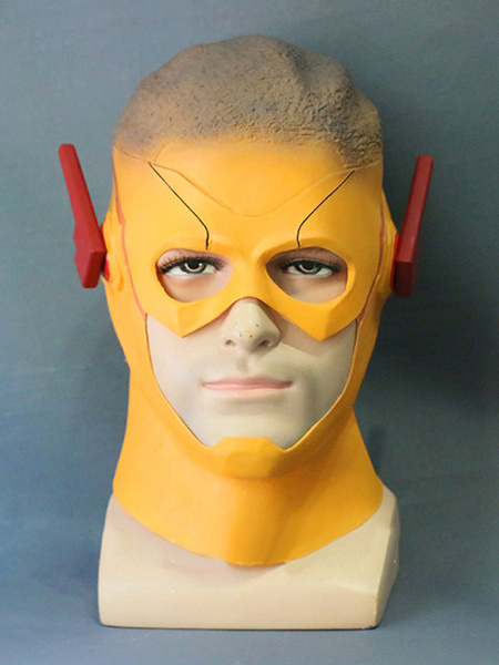 Image of The Flash 3 Kid Flash Wally West Halloween Cosplay Mask Halloween