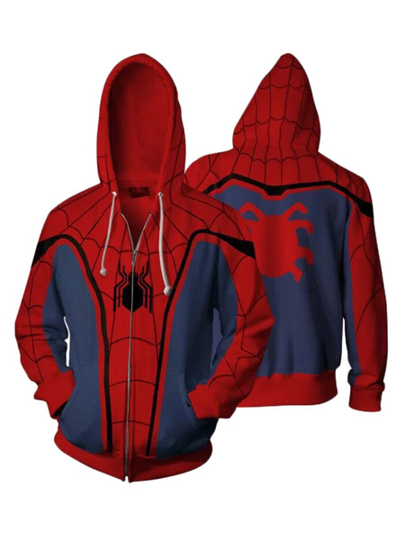 Image of Marvel Comics Spider Man Halloween Cosplay Hoodie