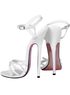 6,3  Sandales '' de haut niveau du talon brevets cheville Sexy
