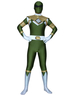 Green GouGou Sentai Lycra Spandex Super Hero Costume