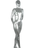 Silvery Shiny Metallic Unisex Zentai Suit