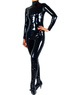 魅惑のzentai　ブラック　PVC　全身タイツ