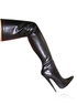 7''de haut talon noir sur le genou en cuir verni PU Bottes Sexy