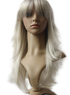 Chic 60 cm de long perruque de mode Argent