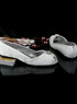 Ivoire plat Peep Toe pliss&eacute; chaussures de mariage en satin