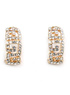 Dazzling White alliage d'oreilles en argent zircon Pour Femmes