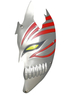 Cool argent&eacute; moiti&eacute; PVC Bleach Cosplay Masque