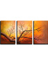 Peinture &agrave; L'huile Manuelle sur Canevas Artistique Gallerie Emball&eacute;e (3 pi&egrave;ces)