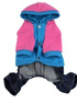 Capuche Pour Chien Coton Collant D&eacute;tachable Bleue Royale 