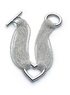 Luxueux Argent 925 femmes glands Sweetheart  's Bracelet