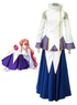 Seed Lacus Clyne 1th Cotton Polyester Cosplay Costume
