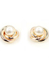 Sweet White Pearl alliage d'oreilles en argent Pour Femmes