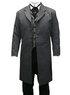 Cool Jazz Tissu anthracite Gray Hommes Manteau long