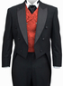 Formelle Black Jazz en tissu crois&eacute; Mens frac